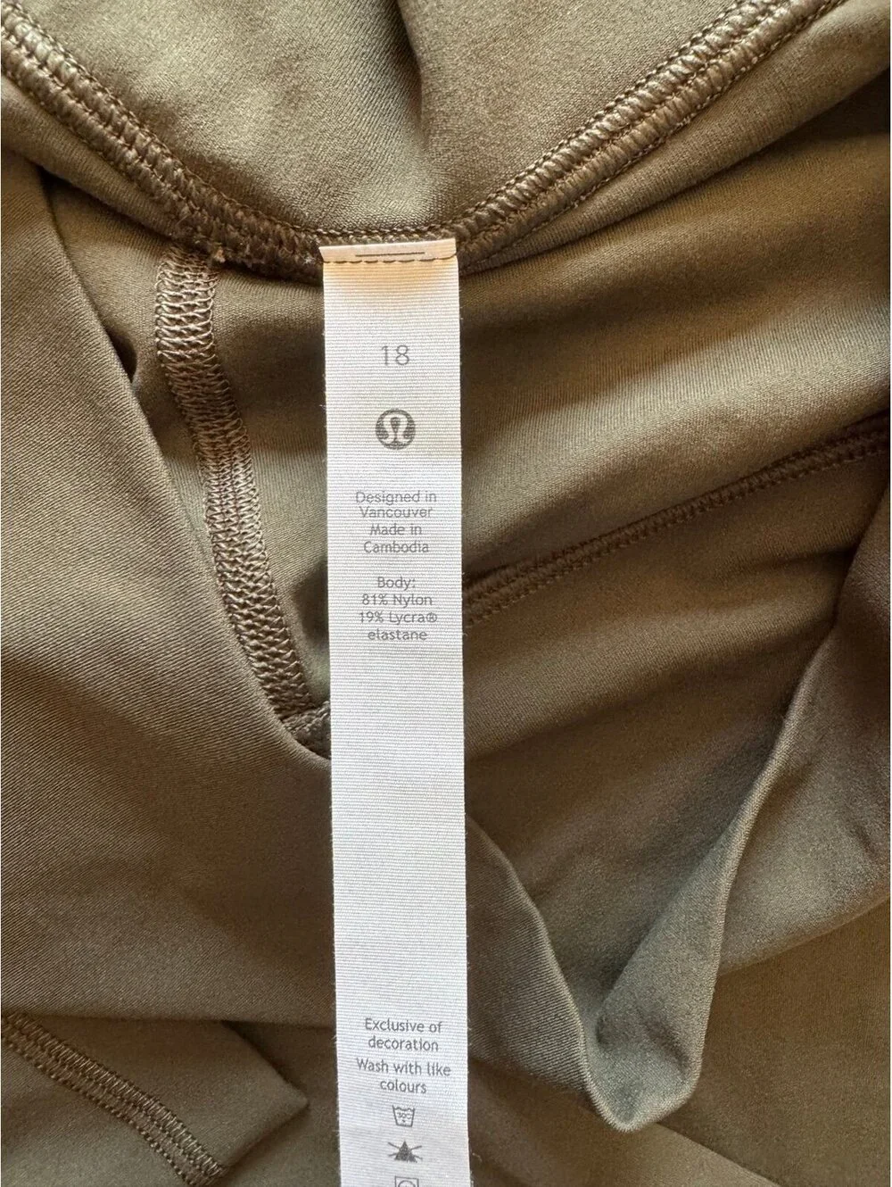 Lululemon Align High Rise 28” Dark Olive Size 18 NWT